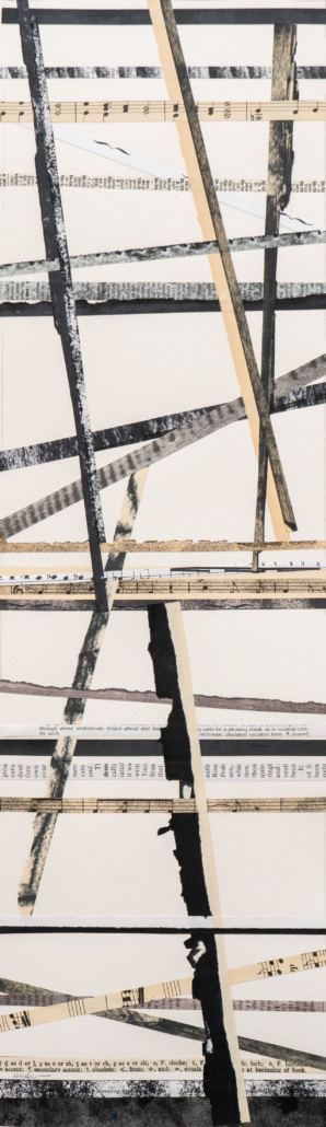Edges in Black & White #1 - 21" x 6"